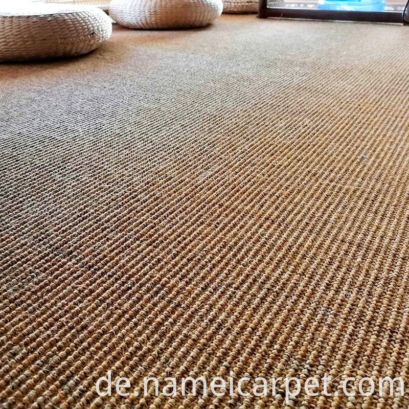 Natural Sisal Fiber Carpet Roll Wall To Wall Straw Carpet For Home Hotel Resort Office Floor Decoration 197